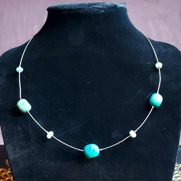 Silpada Jewelry - Silpada sterling silver and blue stone choker necklace!